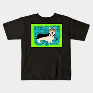 Tricolor Corgi Kids T-Shirt